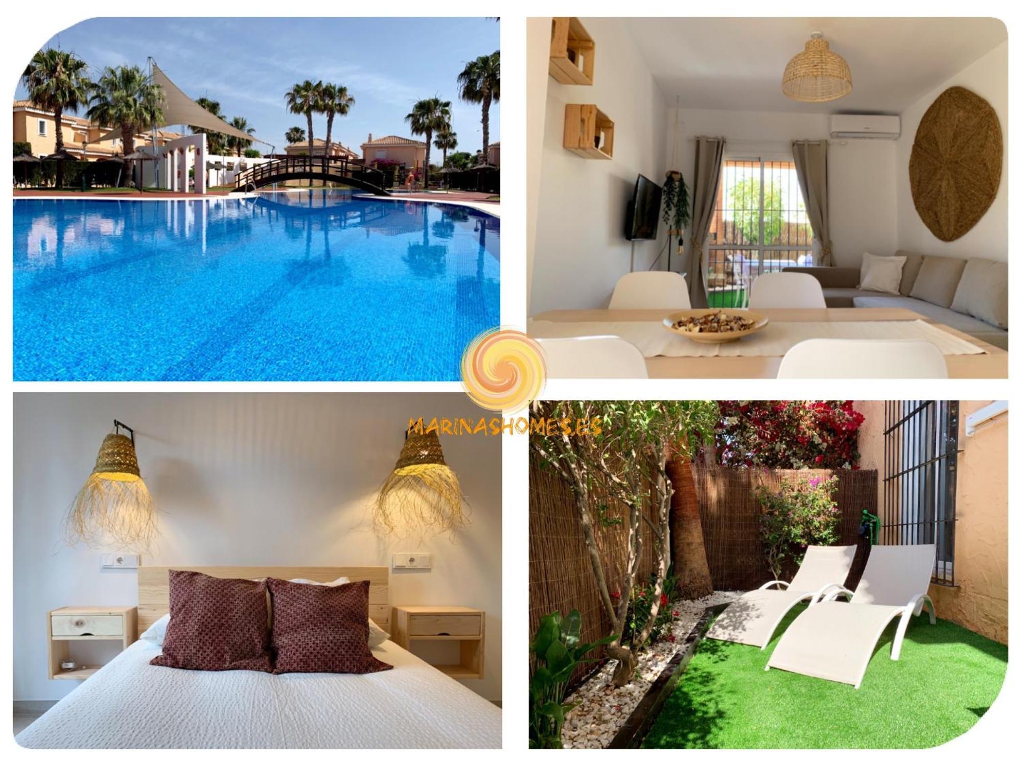 Bahari Marinas - Tu Duplex Con Jardin Privado! Apartman Vera Kültér fotó