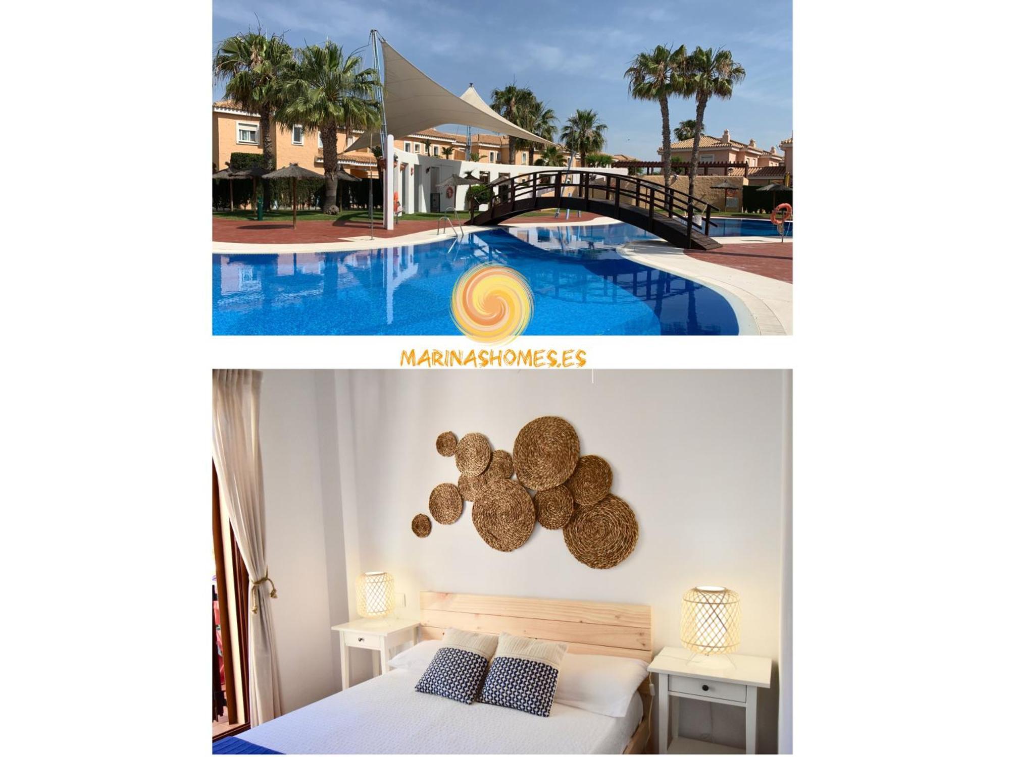 Bahari Marinas - Tu Duplex Con Jardin Privado! Apartman Vera Kültér fotó